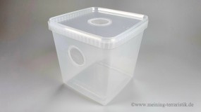 Aufzuchtbox 5l mit Gazedeckel & Frontgaze